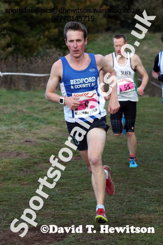Senior men, 2016 National Cross Country Relays, Berry Hill Park, Mansfield. Photo: David T. Hewitson/Sports for All Pics